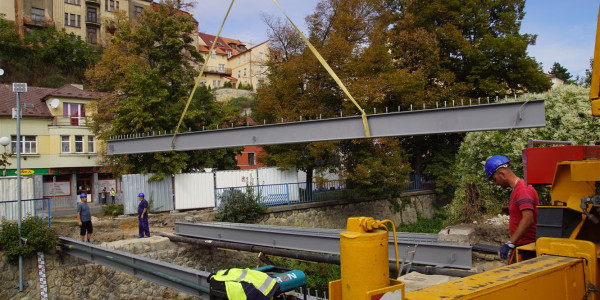 Oprava lávky ul Svatovítská, MB