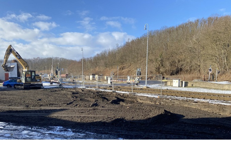 Demolice objektu ČD