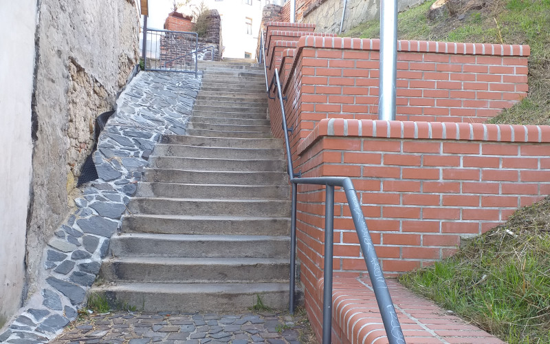 Schodiště ulice Vodkova MB
