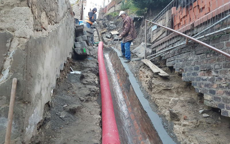 Schodiště ulice Vodkova MB