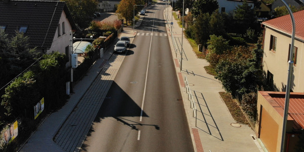 Rekonstrukce ulice Pražská v Bezděčíně - II. etapa, vč. cyklostezky