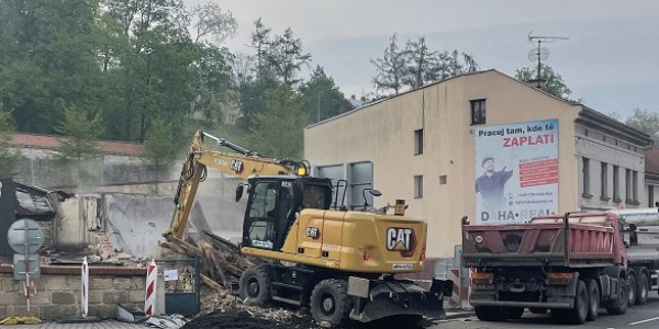 Demolice objektu v Ptácké ulici, Mladá Boleslav