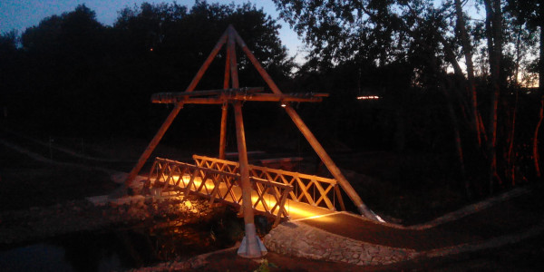 Cyklostezka Klenice, lávka, MB