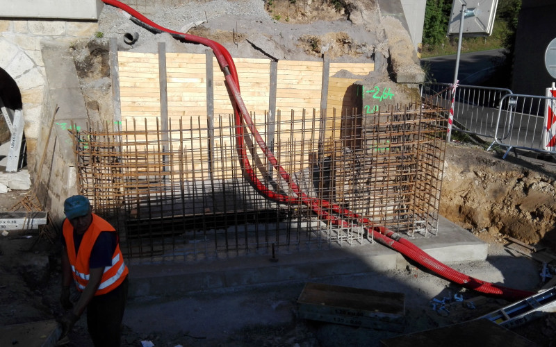 Podchod pod tratí Podlázky, MB