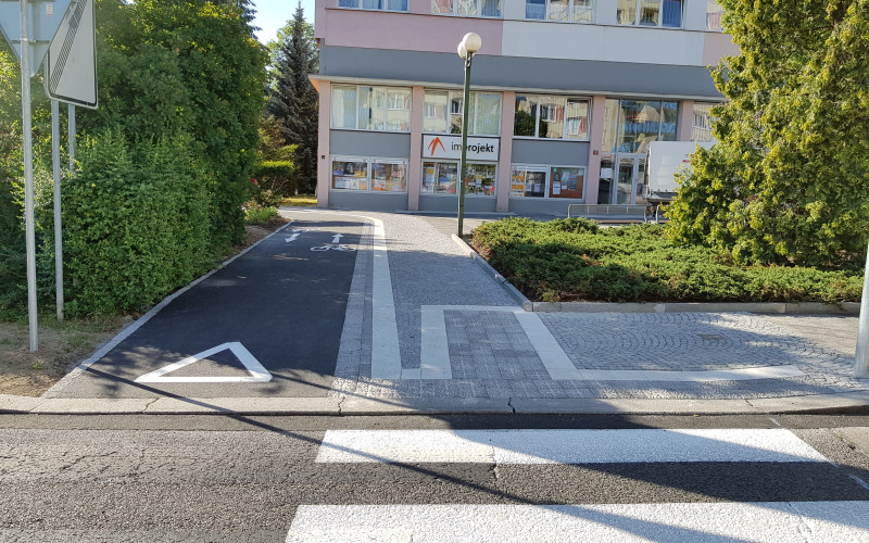 Cyklostezka Náměstí Míru, MB