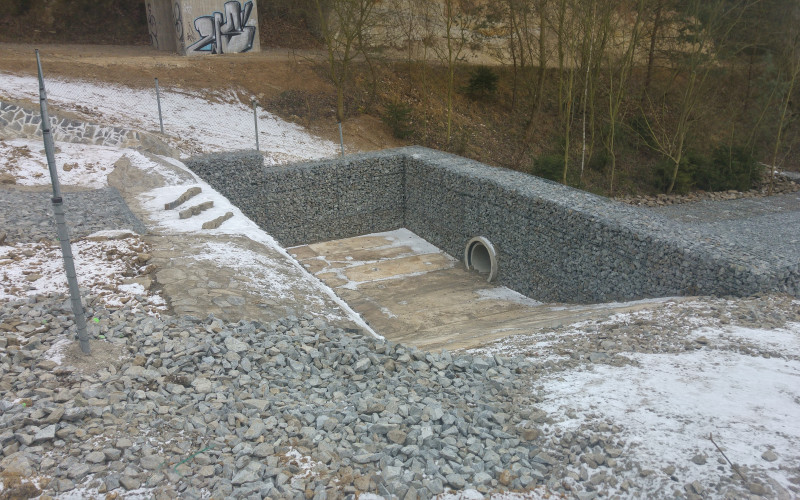 Odvodnění mostu Plužná I 38