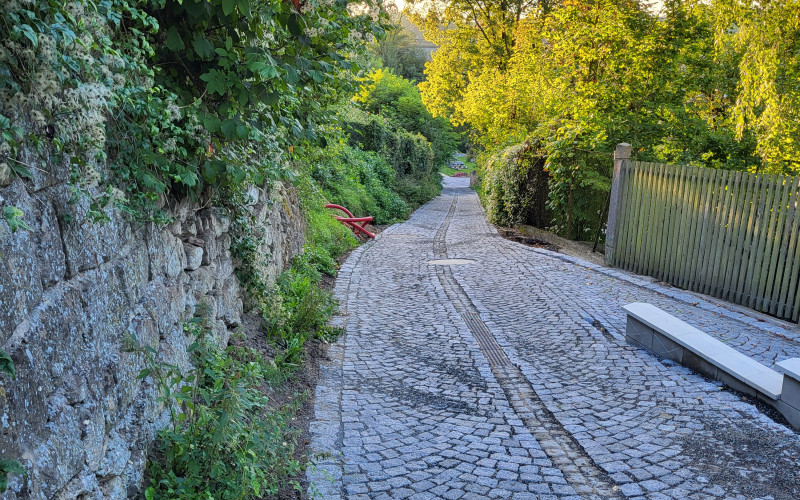 Komunikace nad kostelem, Krnsko