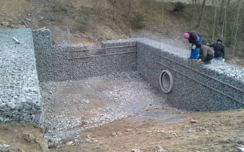 Odvodnění mostu Plužná I 38