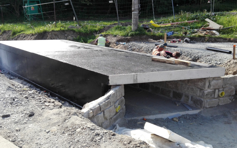 Podlázky, zkapacitnění propustku