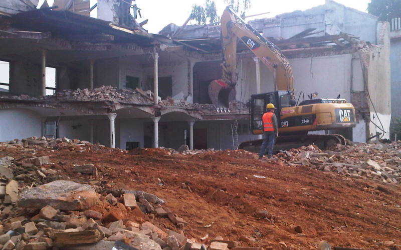 Demolice Lihovaru Mladá Boleslav